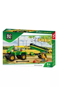 Klocki Blocki MyFarm Traktor z przyczep�