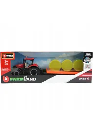 Bburago traktor z przyczep� case ih optum 300 cvx maszyna rolnicza