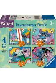 Puzzle dla dzieci 4w1 - Disney Stitch new (12+16+20+24 el.) Ravensburger
