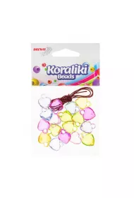 Brewis Koraliki do nawlekania serca 15g