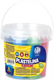 Astra Plastelina w wiaderku 6 szt.