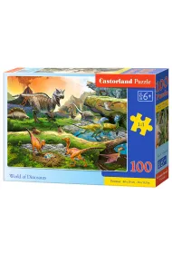 Puzzle 100 el. �wiat dinozaur�w Castorland