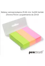 Penword Notes samoprzylepny 25x76mm 600 kartek