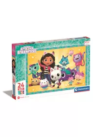 Puzzle 24 el. Super Maxi Kolor Koci Domek Gabi Clementoni