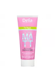 Delia It`s Real Matt Natural 102 Podkad matujcy odywczo-nawilajcy 30 ml