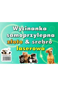 Zeszyt papier�w kolorowych Cormoran A4 z�oto-srebrny laserowy