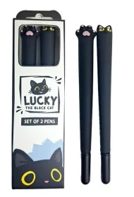Puckator Cienkopisy Lucky the Black Cat 2 szt