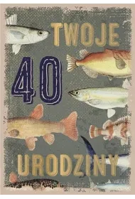 Kukartka Karnet B6 Urodziny (wymienne cyfry)