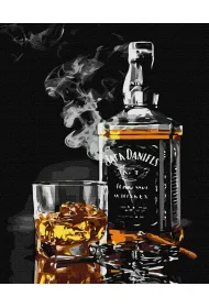 Malowanie po numerach. Jack Daniels 40 x 50 cm