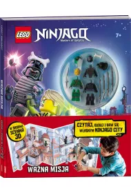 LEGO NINJAGO. Wa�na misja. Czytaj, buduj, baw si�