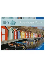 Puzzle 100 Colorful Houses Ravensburger