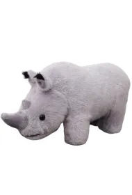 LeanToys Maskotka Nosoro�ec Przytulanka szary 30cm