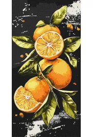Ideyka Malowanie po numerach - Soczyste pomara�cze 40x88