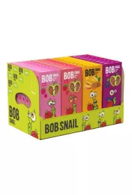 Bob Snail Mix przeksek owocowych (jabko-malina, jabko-truskawka, jabko-czarna porzeczka, mango) 36 x 30 g