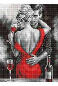 Ideyka Diamentowa mozaika - Czerwona mi�o�� 30x40cm