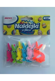 Naklejki z filcu (6szt.) FVE03