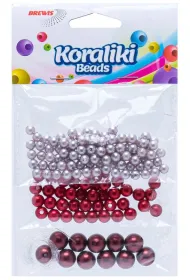 Koraliki do nawlekania 3 kolory 36g Brewis