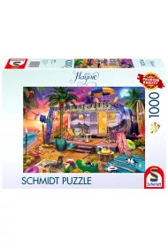 Puzzle 1000 el. PQ Jeff Haynie Mobilny domek na pla�y Schmidt