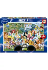 Puzzle 1000 el. Cudowny �wiat Walta Disney'a Educa
