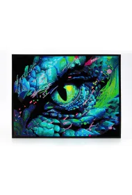 Diamond Dotz Haft diamentowy - Adults Flocked Neon Dragon Eye 35.5x45.7cm