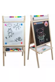 Tablica magnetyczna dwustronna drewniana 3Toysm