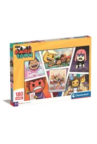 Puzzle 180 el. SuperColor. Emojii Town Clementoni