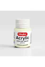 Ideyka Farba akrylowa Krem cytrynowy 20ml