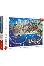 Puzzle 2000 el. Zatoka San Francisco Trefl