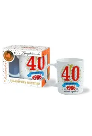 Kukartka Kubek Premium Urodziny 40