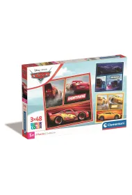 Puzzle 3x48 el. SuperColor. Cars Clementoni