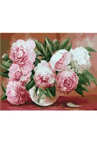 Koh-I-Noor Malowanie po numerach - Piwonie 40x50cm