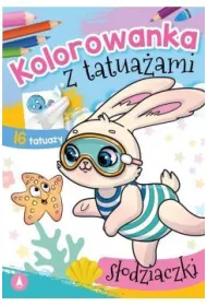 S�odziaczki. Kolorowanka z tatua�ami