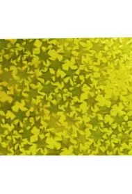 Galeria Hobby Karton holograficzny gwiazdy 25x35 cm, 5 arkuszy