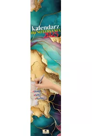 Kalendarz 2025 cienny paskowy wski kpw v.1 - kalendarz do notowania