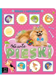 Weso�e pieski. Album z naklejkami