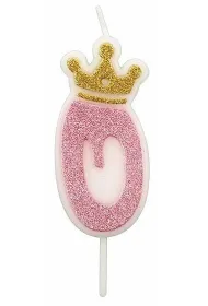 �wieczka 0 r�owa 6,8cm PARTY GO
