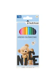 Kredki o��wkowe 12 kolor�w Mi� STARPAK 580599
