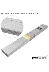 Polsirhurt Bibu�a marszczona srebrna 50x200cm 5 szt.