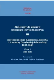 Materia�y do dziej�w pol. j�zykoznawstwa 3 T.1-2