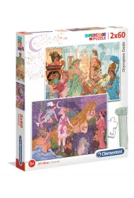 Puzzle 2 x 60 el. Supercolor. Bogowie olimpijscy Clementoni