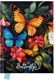 Yr Creativ Company Pamitnik z kdk Butterfly 14x18cm 80 kartek