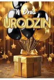 Armin Style KARNET URODZINY 3D B6 Z KOP AS FL-08 FOL
