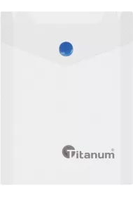 Titanum Teczka A6 kopertowa pionowa bezbarwna