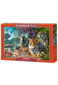 Puzzle 3000 el. Tiger Sanctuary Castorland