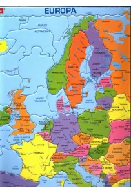Puzzle 37 el. Mapa Europa polityczna Larsen