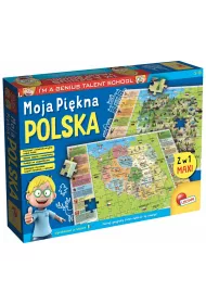 Puzzle 108 el. Ma�y Geniusz. Moja Polska Lisciani