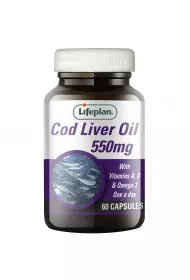Lifeplan-Prod.ltd Zioo-Piast Tran Cod Liver Oil - suplement diety 60 kaps.