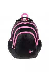 St. Majewski Plecak 4-komorowy Black Glitter 17 cali