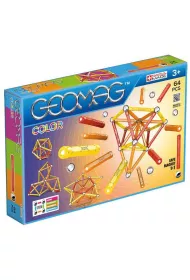 Geomag Color. Klocki magnetyczne. 64 elementy