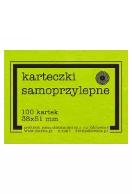 Ziemia Obiecana Karteczki samoprzylepne fluo zielone 38x51 mm